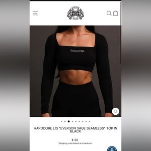 Darc Sport Hardcore LS Everson Sage Seamless Top in Black